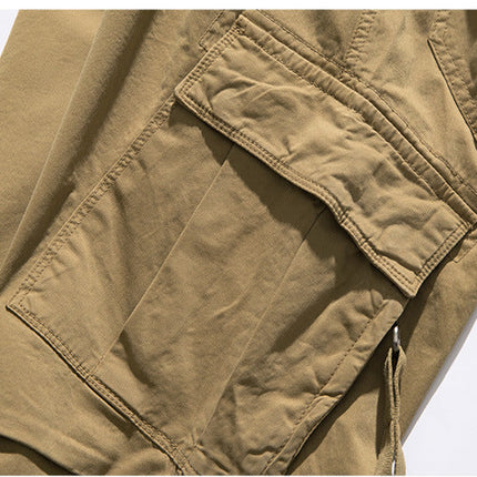 Plus Size Men's Casual Trousers With Loose Fit