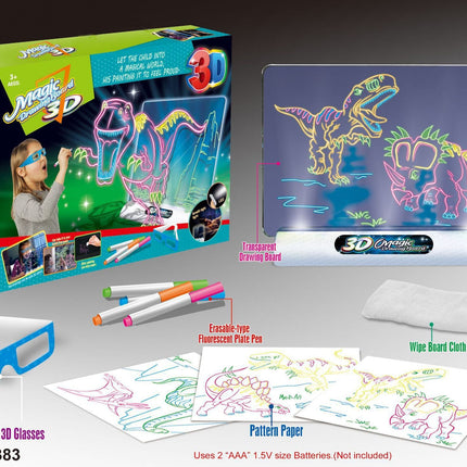 Three-dimensional Writing Board Graffiti Board