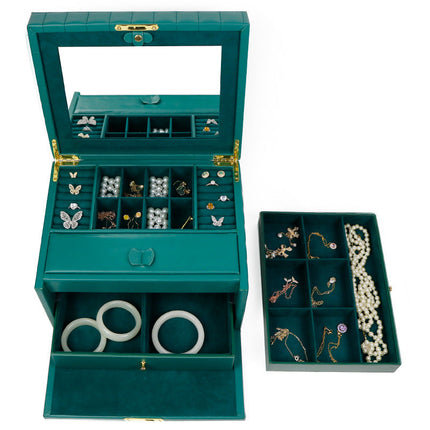 Necklace Hollow Buckle Jewelry Bracelet Lid Gift Box