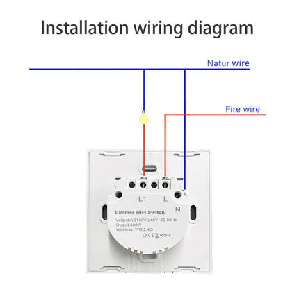 Electrodeless Dimming Timing Voice Remote Control