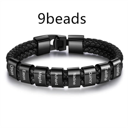 Leather Braided Men's Personality Couple Bracelet