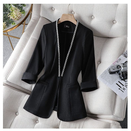 Plus Size Women's Thin Suit Jacket