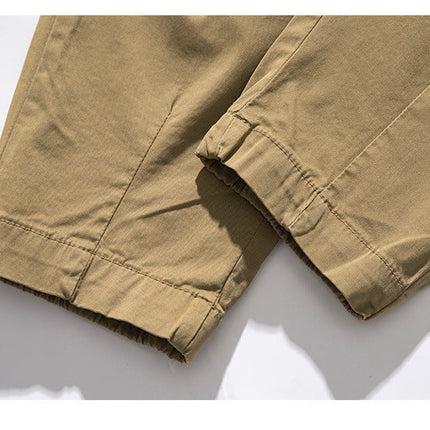 Plus Size Men's Casual Trousers With Loose Fit