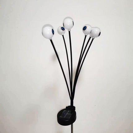 Solar-powered String Lights Eye Lamp Halloween Floor Outlet