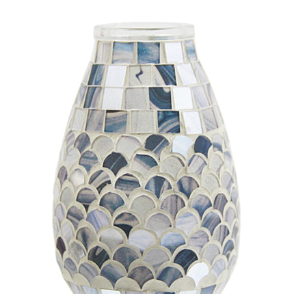 Nordic Light Mosaic Glass Vase Home Office