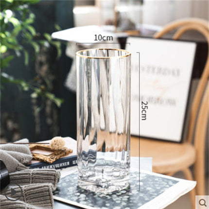 Creative Minimalist Transparent Glass Vase Ornaments