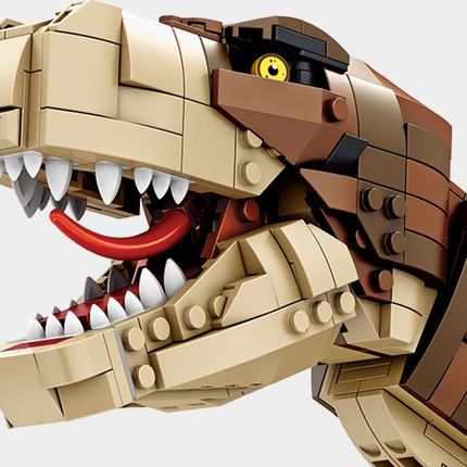 Dinosaur building blocks assembled toy boy high difficulty huge Tyrannosaurus rex children puzzle 6 birthday gift 10 years old