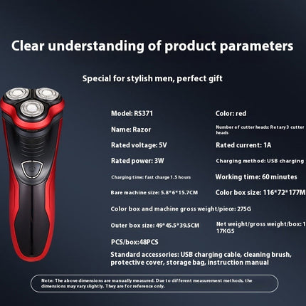 Electric Shaver Men's Rechargeable Shaver
