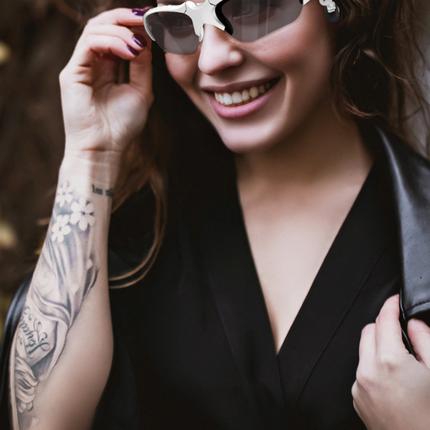Bluetooth Audio Smart Glasses with Polarized UV400 Lenses | Wireless Stereo Music & Hands-Free Calling Sunglasses