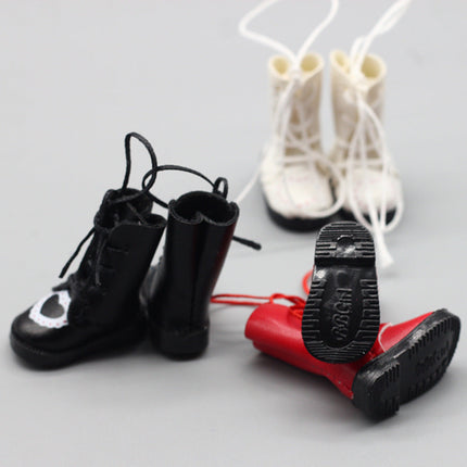 BJD Doll Boots Strap Printing Heart-shaped Doll Dress-up 41 Shoes