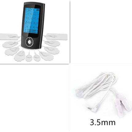 Digital Physiotherapy TENS Machine EMS Unit 16Mode Pulse Massage Body Muscle Electroestimulador Pads Best Pain Relief Shock Wave