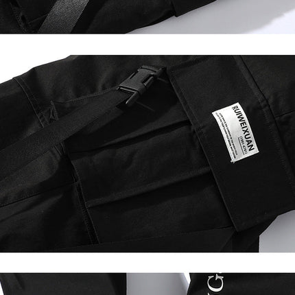 Men's Trendy Plus Size Stand Collar Jacket Suit