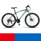 Black and green spoke wheel / 26inch 21speed