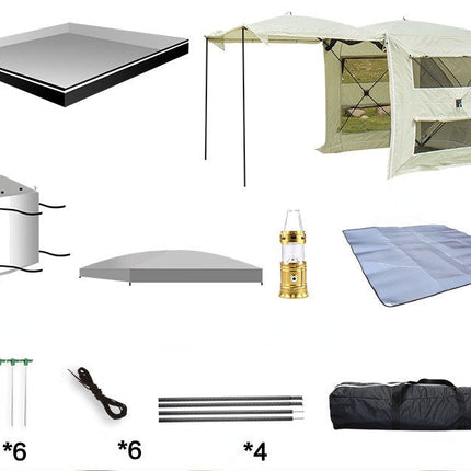 Rear Extension Tent Canopy Portable Multi-function