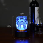 Blue light / Ordinary button switch / 220V US
