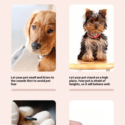 Pet Nail Trimmer Boxed USB Rechargeable