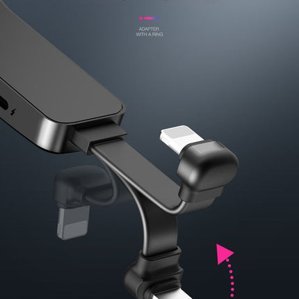 Creative Fastening Ring Charging Music Audio Adapter Cable