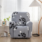 Maple leaves are grey / Chair cover 4piece set