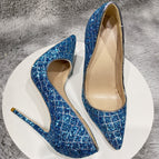 New blue sequins 10cm / 35