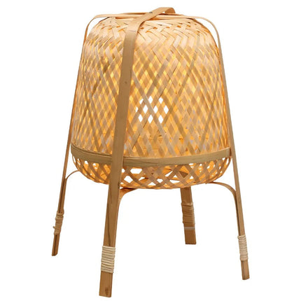Bamboo Woven Decorative Table Lamp Creative Bedroom Bedside Lamp