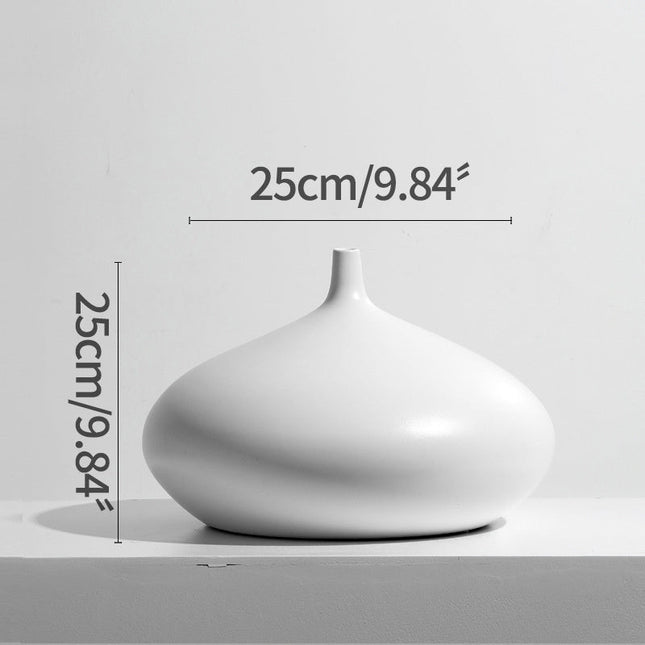 Modern Simple Ceramic Vase Decoration Arrangement Flower Dried Flowers