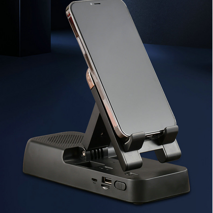 Phone Bracket Multifunctional Stable ABS Phone Tablet Bluetooth Mount For Home With Three Playing Mode