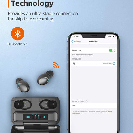 Bluetooth 5.0 Earbuds For Android Wireless Earphone