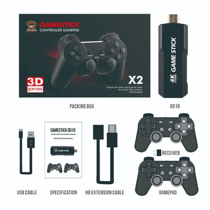 4K HD Two-player Gaming Console