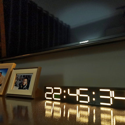 Luminous Electronic Clock With Perpetual Calendar