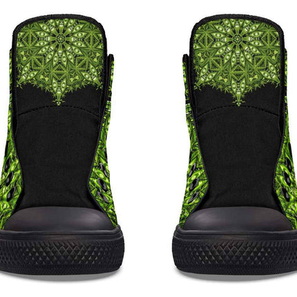 Printed Couple High Top Canvas Shoes