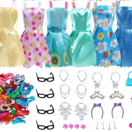 42 Pieces 8 Short Skirts 10 Pairs Of High Heels 4 Glasses