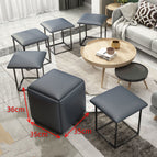 Grey cloth / Sponge cushion 36X36X38CM