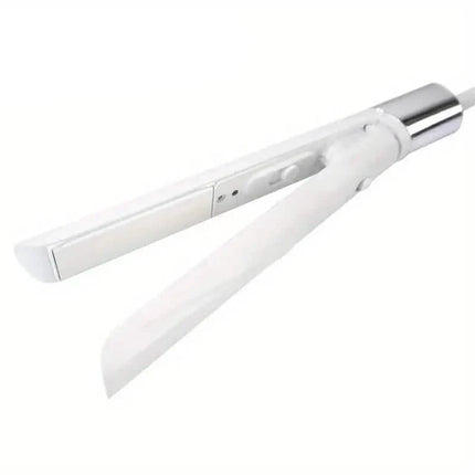 Electric Hair Straightener and Curler with Ceramic Plates