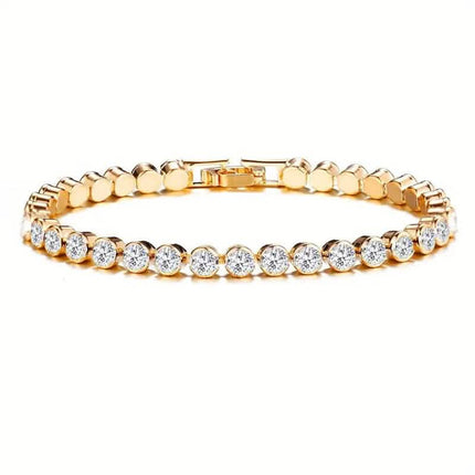 Elegant Rhinestone Tennis Bracelet