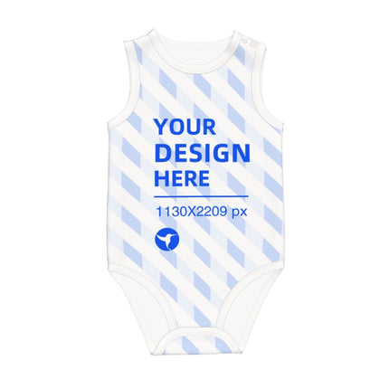 Create Your Own Soft And Skin-friendly Baby Cotton Sleeveless Romper