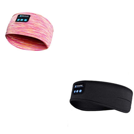 Wireless Bluetooth Sleeping Headphones Headband Thin Soft Elastic Comfortable Music Ear Phones Eye Mask For Side Sleeper Sports