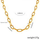 18K Gold Necklace 405cm