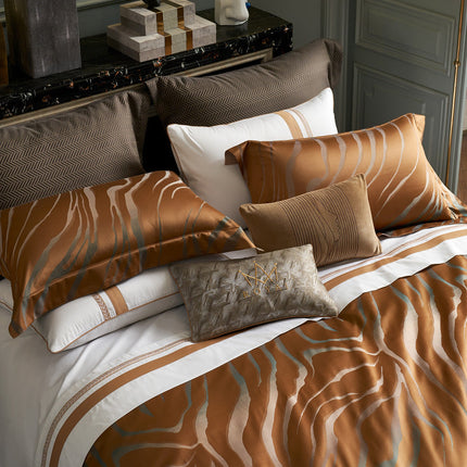 Town Style High-end Affordable Luxury Style Cotton Four-piece Bedding Set