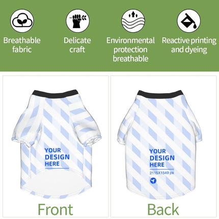 Create Your Own Small Pet Pullover Comfortable Breathable Sweater Clothes