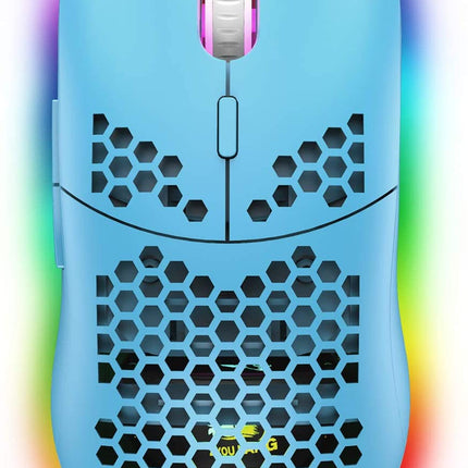 Gaming Mice Mouse 6400 DPI USB RGB Flowing Backlit Light Wired PC Laptop PS4 PS5 Random Color