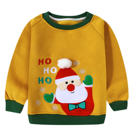 Christmas Series Sweater Children's Top Thickened