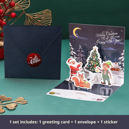 Three-dimensional Blessing Greeting Card