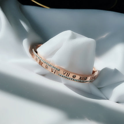 Rose Gold Titanium Steel Bracelet Women''s Hand Jewelry Net Red