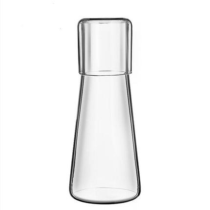Glass Large Capacity Electroplating Cold Water Bottle Set