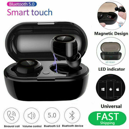 Waterproof Bluetooth 5.0 Wireless Earbuds Headphone Headset Noise Cancelling TWS