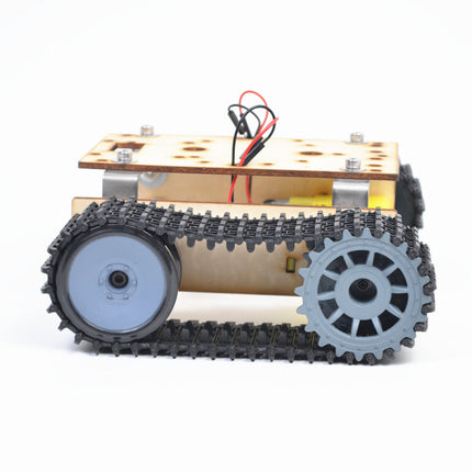 Economic Robot Single-layer Tank Chassis Building Blocks Wood Board