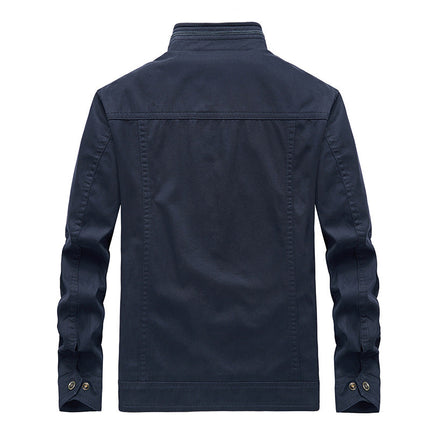 New Men's Casual Jacket Plus Size Stand Collar