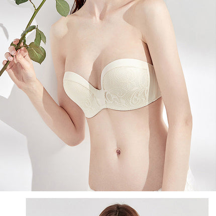 Gathered Non-slip Thin Large Size Invisible Underwear Wedding Dress