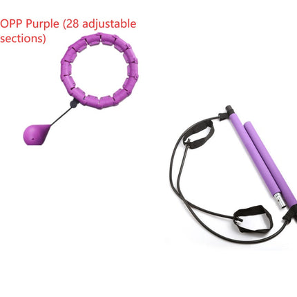Yoga Crossfit Resistance Bands Exerciser Pull Rope Portable Gym Workout Pilates Bar Trainer Elastic Bands