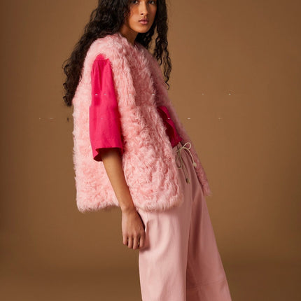Lamb Wool Coat Women's Clothing